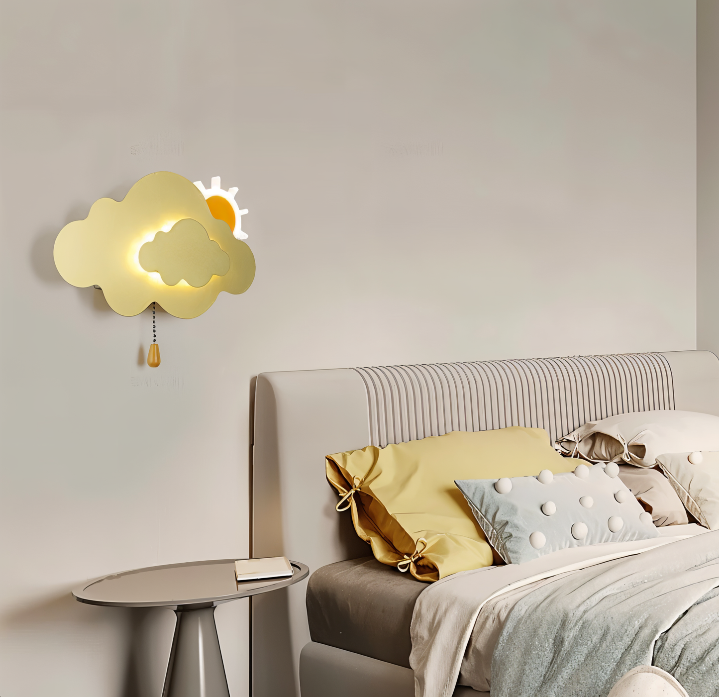 DreamyFloat - Applique Murale Nuage et Soleil LED