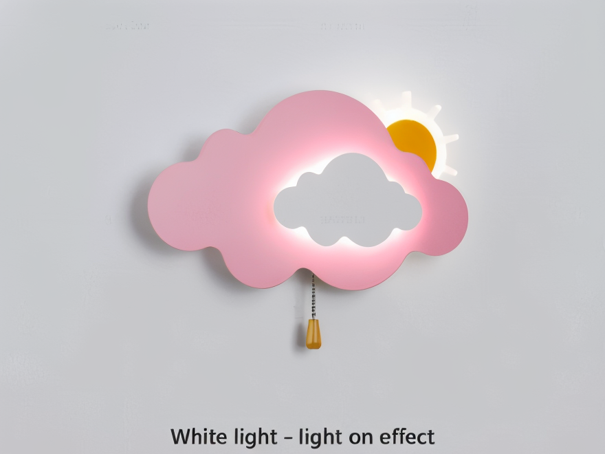 DreamyFloat - Applique Murale Nuage et Soleil LED