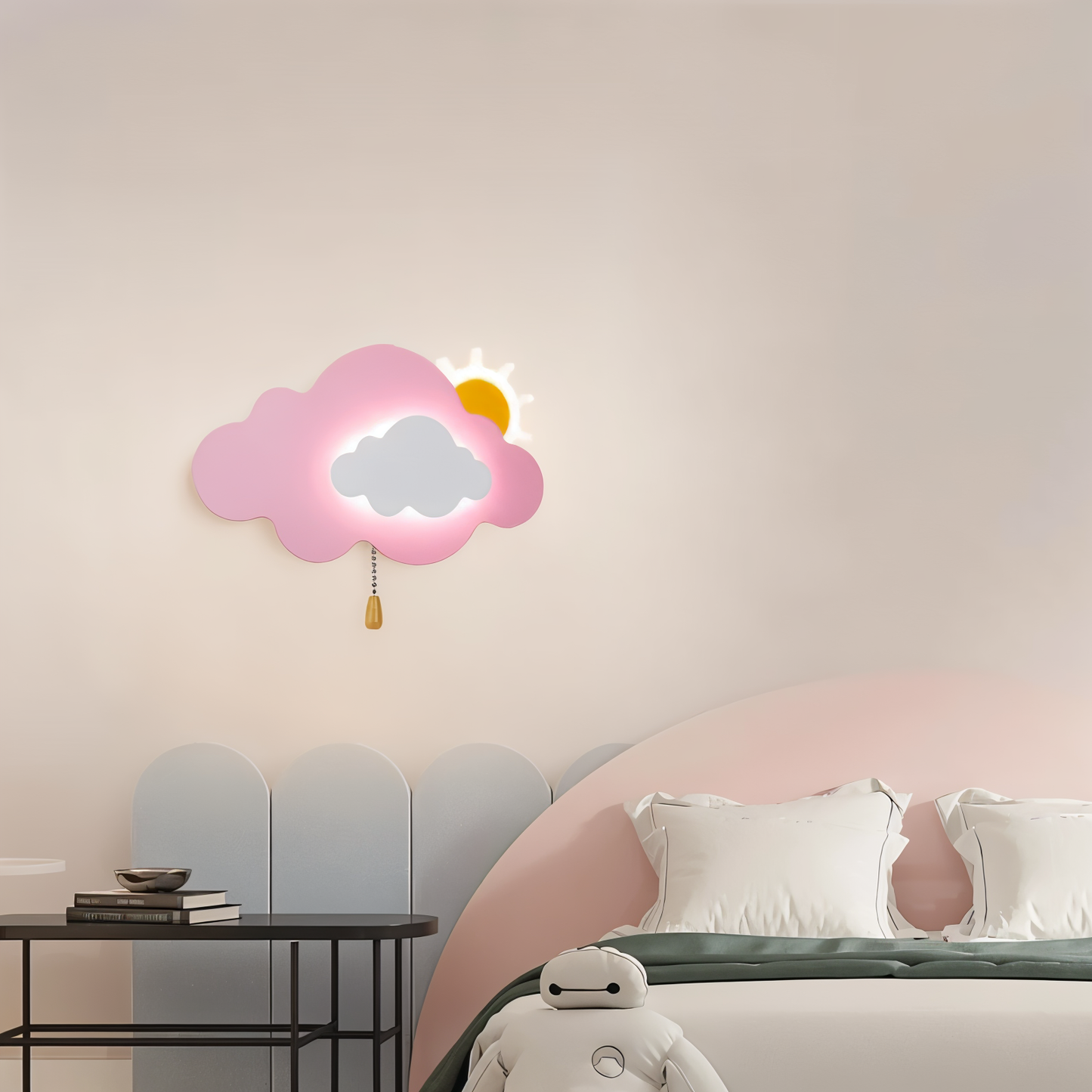 DreamyFloat - Applique Murale Nuage et Soleil LED