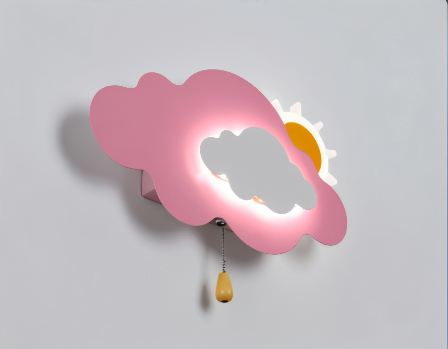 DreamyFloat - Applique Murale Nuage et Soleil LED