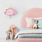 DreamyFloat - Applique Murale Nuage et Soleil LED