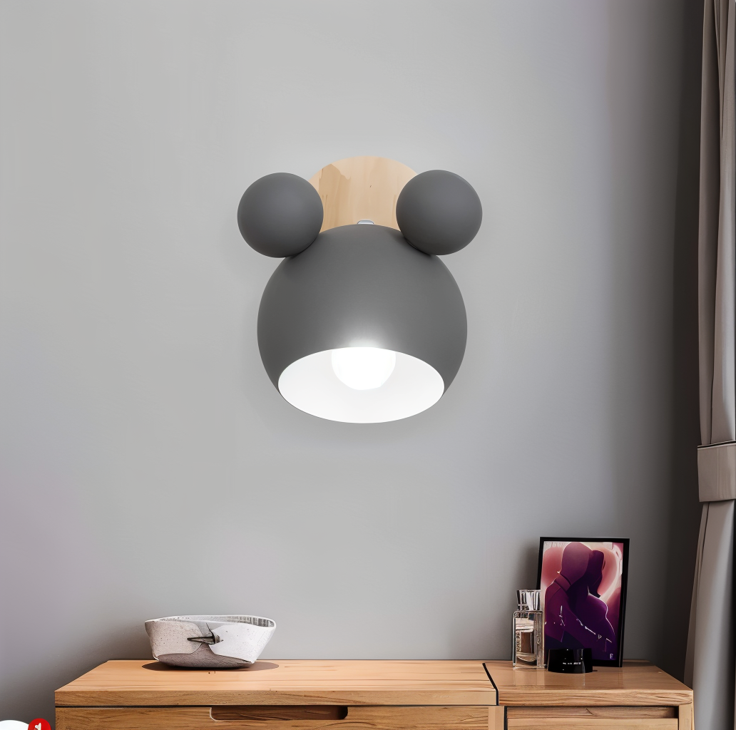 FlashMouse - Applique Murale Macaron Rotative