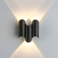 GlamWave - Applique Murale LED Noir & Or