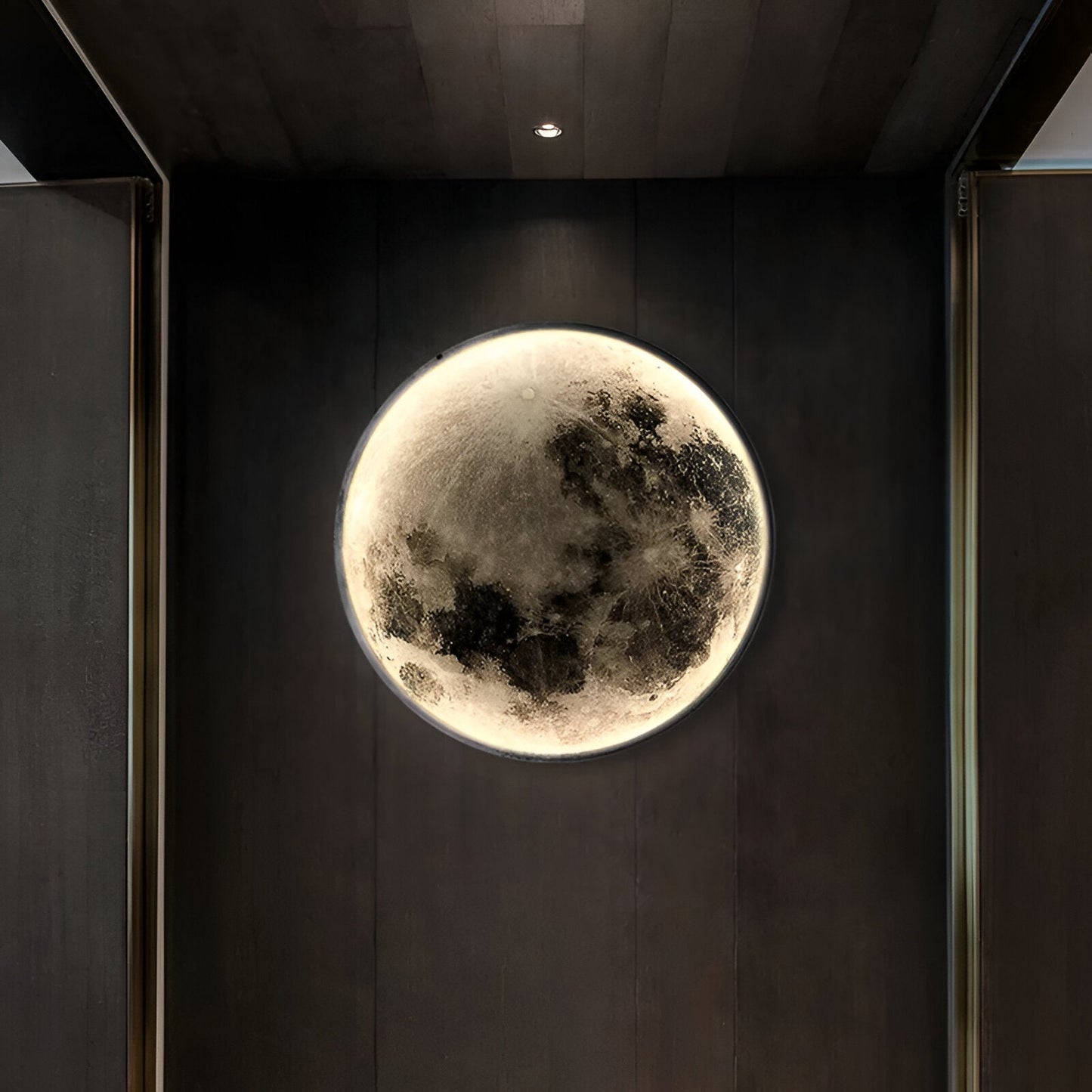 LunarLit - Applique Murale 3D en Forme de Lune