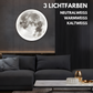 LunarLit - Applique Murale 3D en Forme de Lune