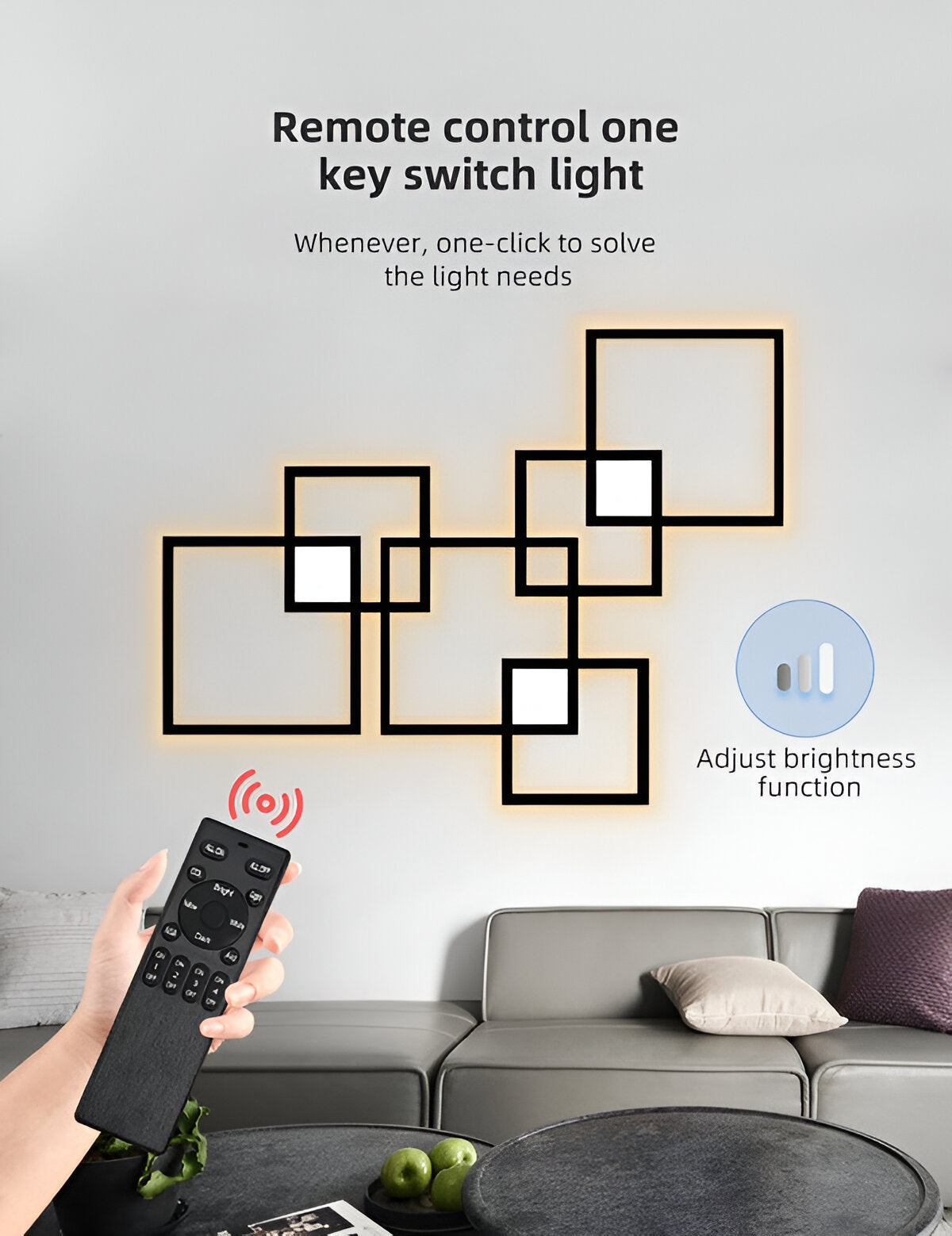 QuadroLux - Design LED minimaliste en métal