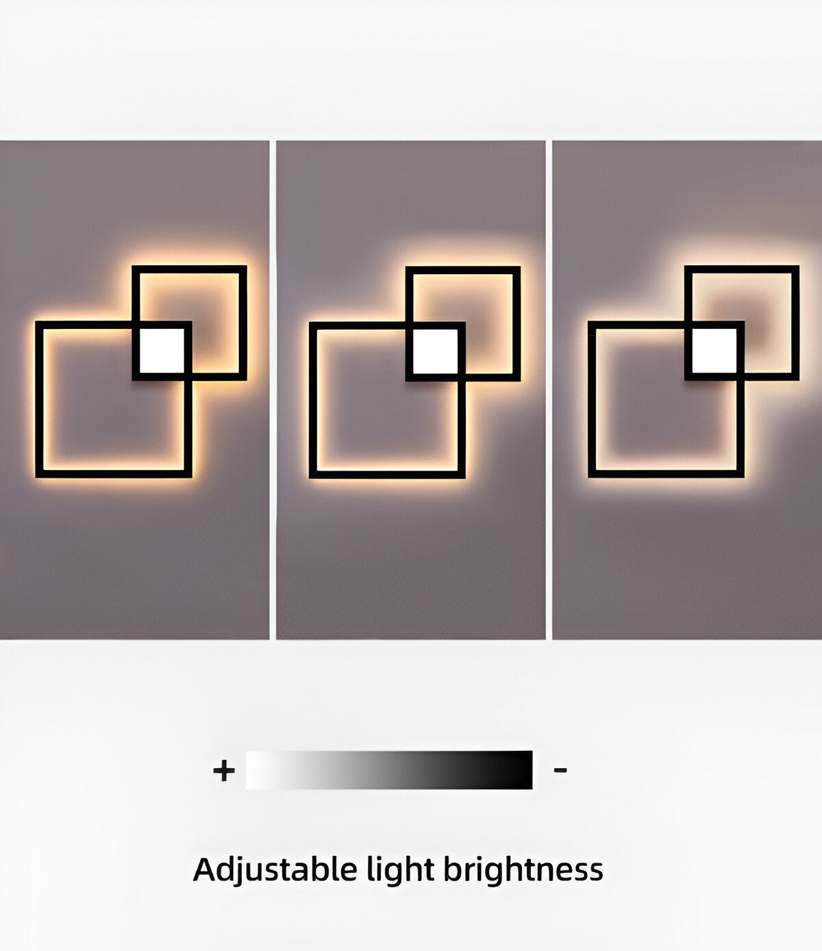 QuadroLux - Design LED minimaliste en métal